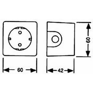 Base Móvil Bipolar Con T/T Lateral De 16A,250V 707Ckb Solera