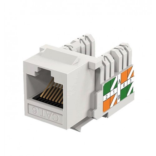 Comprar CONECTOR KEYSTONE HEMBRA RJ45 CAT6 UTP IDEAL - Ilumitec