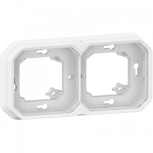 LEGRAND 078874L Box workstation da incasso Mosaico per moduli 4x4, bianco