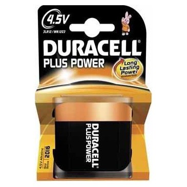 Comprar Pilas de Petaca Duracell Plus Power 3LR12 4,5V - Ilumitec