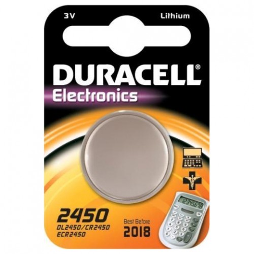 Pila de Botón Litio 3V 2450 Duracell - Ilumitec