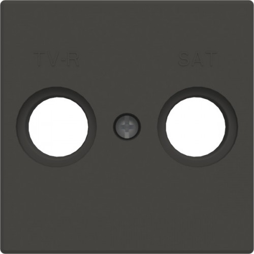 Tapa Frontal Niessen Sky Para Toma De TV Y R/SAT, Color Blanco – Modelo 8550.1 BL