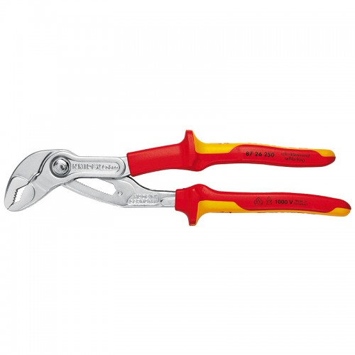 Alicate pico de loro KNIPEX COBRA VDE - Comprar tenacilla bombas de agua  mango aislado bicomponente - Ilumitec