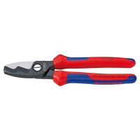 Alicate Cortacables con Filo de Corte Doble Mango 2 Componentes de 200 mm KNIPEX