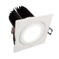 Foco Downlight LED Basculante 15,5W SIMON 705.24 WW Cuadrado Blanco 3000K 40D (90mm)