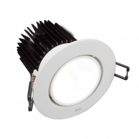 Foco Downlight LED Basculante 15,5W SIMON 705.23 WW Redondo Blanco 3000K 40D (88mm)