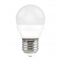 Bombilla LED Esférica E-27 3W=25W Matel 300 lúmenes 2700K