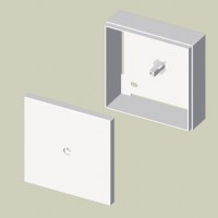 Caja de Conexión y Derivación Canaleta Unex 78 (70, 85 y 110 mm)