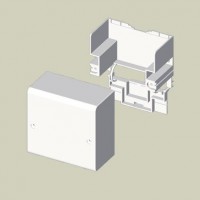 Caja de Conexión y Derivación Canaleta Unex 78 (30 y 75 mm)