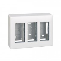 Caja de Pared de Superficie Color Blanco SIMON 500 CIMA (De 1, 2, 3, 4 o 6 Módulos)