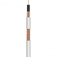Cable COAXIAL de Antena Blanco RG-6 de cobre NIMO