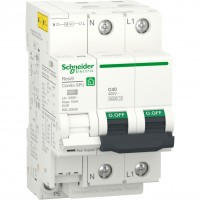 Limitador Sobretensiones transitorias y permanentes Combi SPU 1P+N 40A Resi9 Schneider