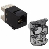 Conector RJ 45 UTP Categoría 6 NEGRO AMP (TYCO ELECTRONICS / Commscope)