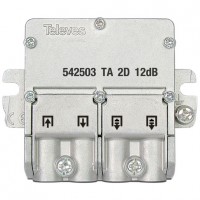 Mini-Derivador TDT-SAT 2 salidas 5-2400Mhz EasyF TELEVES