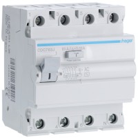 Interruptor Diferencial HAGER MU 4 Polos 300 mA Tipo AC (Gama Local Profesional)