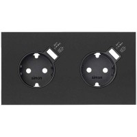 Kit front 2 elementos 2 bases con 2 cargador USB  Simon 100