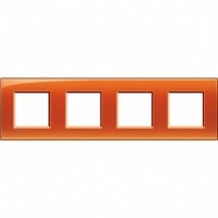 Marco BTICINO Living Light NARANJA (1 a 4 elementos)
