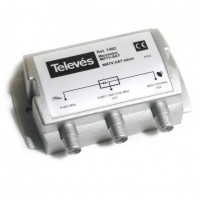 Mezclador TDT-Satélite 2e/1s RF+FI Televes 745210