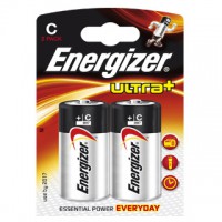 Pilas Alcalinas Energizer Ultra+ LR14 (C) Blister de 2 pilas