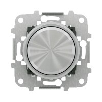 Regulador Giratorio para LED NIESSEN SKYMOON (Cromo y Cristal Negro)