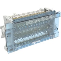 Repartidor Modular Tetrapolar 125A y 10 Módulos LEGRAND 400410
