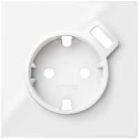 Tapa Base enchufe Schuko con Cargador USB 2.1A SMARTCHARGE Simon 100